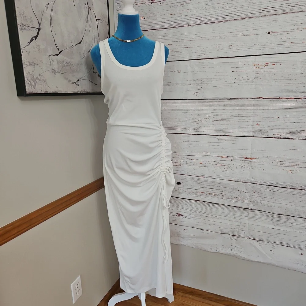 NWOT ChicMe XXL White Sleeveless Womens White Dress - Picture 11 of 16